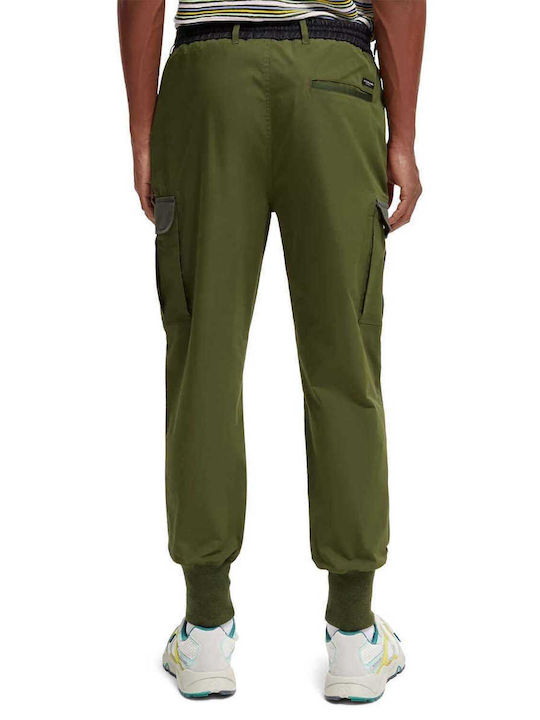 Scotch & Soda Men's Sweatpants with Rubber Green