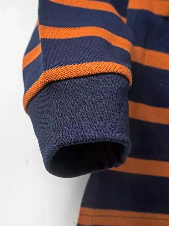 Polo pentru copii Cu mânecă lungă Albastru