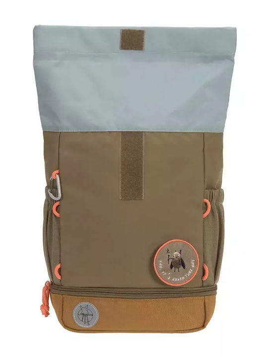 Laessig Rolltop School Bag Backpack Elementary, Elementary Nature Olive