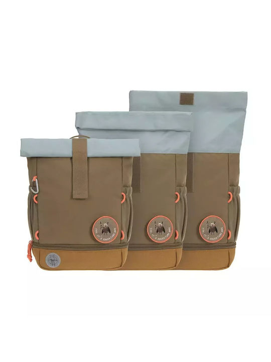 Laessig Rolltop School Bag Backpack Elementary, Elementary Nature Olive