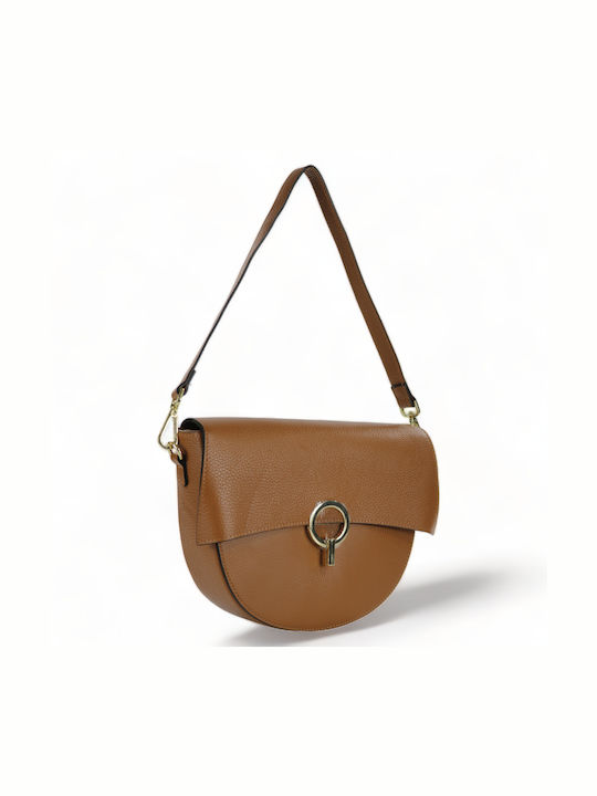 Passaggio Leather Women's Leather Shoulder Bag Tabac Brown