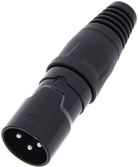 Rean Plug XLR male Black (RCX3M-Z-001-1)