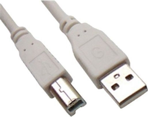 5m USB 2.0 Cable A-Male to B-Male White (04.001.0405)