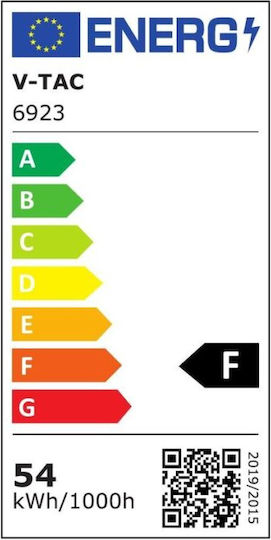 V-TAC Deckenleuchte 52cm Weiß mit Integrierter LED