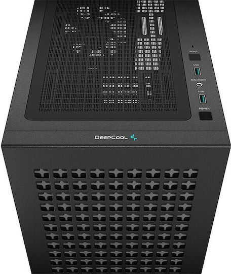 Deepcool CH370 Gaming Midi Tower Computer Case with Side Window Black