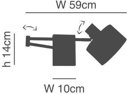 Home Lighting Single Spot with Socket E27 in Black Color Home Lighting Single Spot with Socket E27 in Black Color