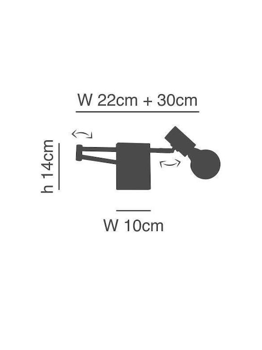Home Lighting Monos Spot cu Soclu E27 în Culoare Auriu