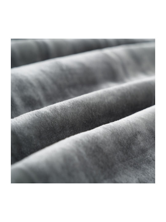 Charalambidis Textiles Κουβέρτα Βελουτέ Μονή 160x220εκ. Μπεζ