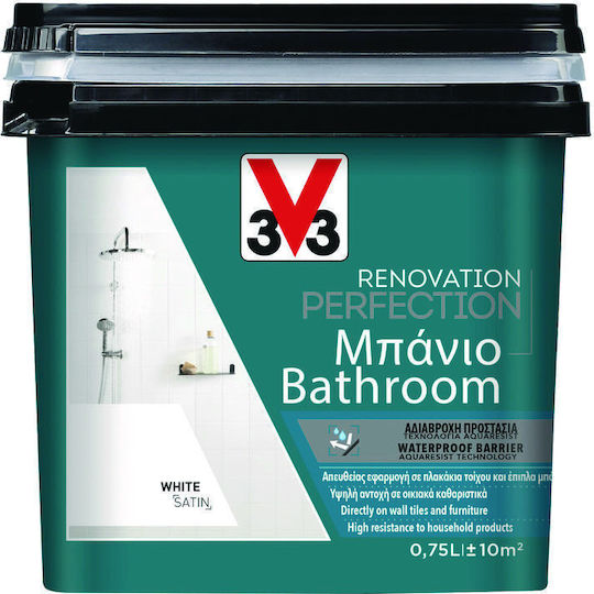 V33 Renovation Perfection Bathroom Χρώμα Powder Pink 750ml 121669