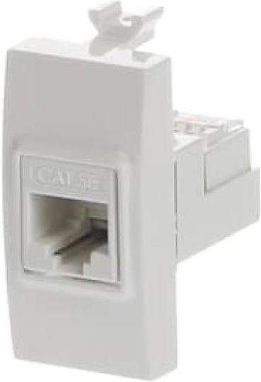 Abb Chiara Mecanism Single Priză de Rețea RJ45 Tip Cat5 în Culoare Albă 48324