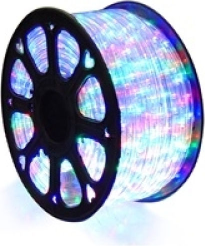 Φωτοσωλήνας Δικάναλος 1800 Λαμπάκια 220V RGB 50m IP44