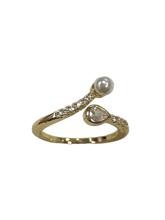 Intimonna Women's Ring Gold Plated