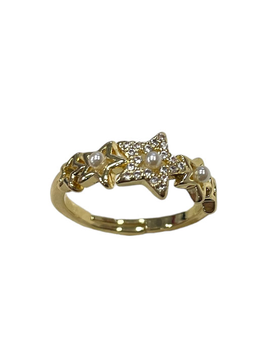 Intimonna Women's Ring Gold Plated