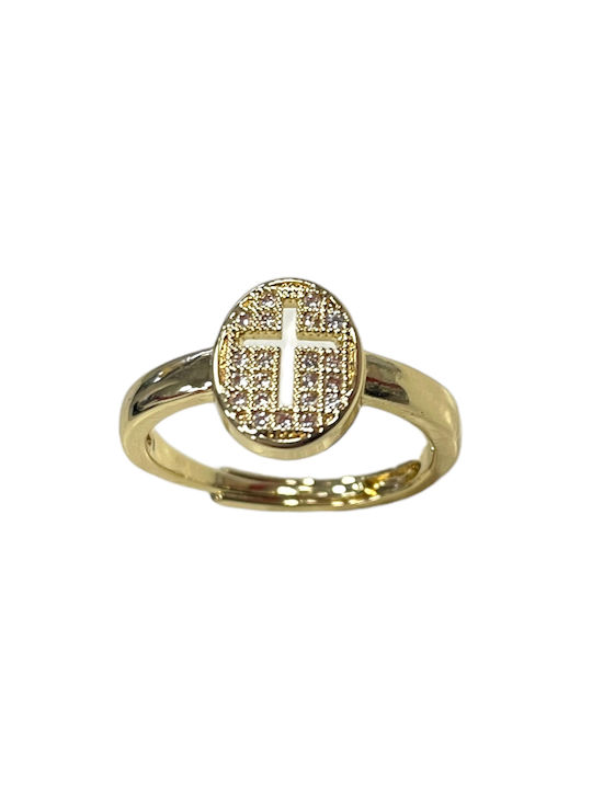 Intimonna Women's Ring Gold Plated