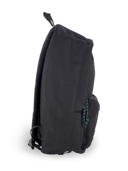 Legami Milano Schulranzen Rucksack Junior High-High School Schwarz mit Flaschenhalter 32Liter