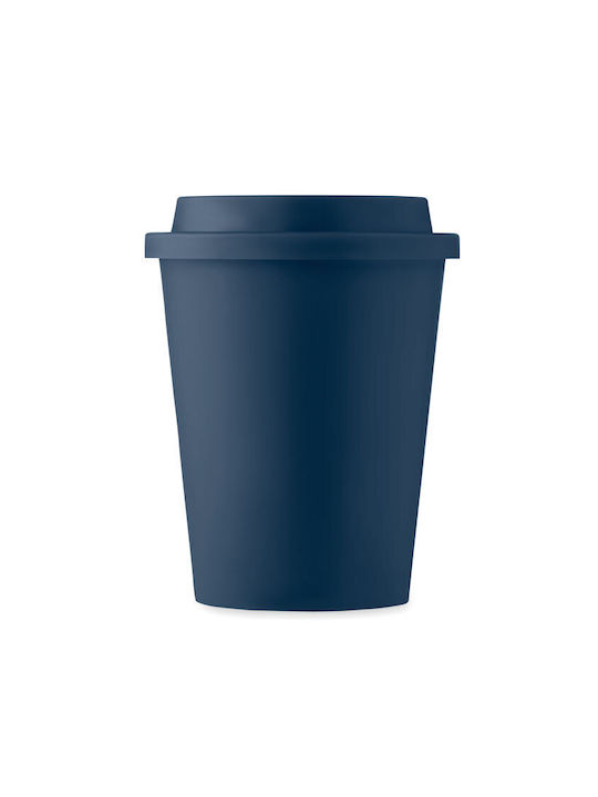 Midocean Κούπα Κεραμική με Καπάκι Μπλε 300ml