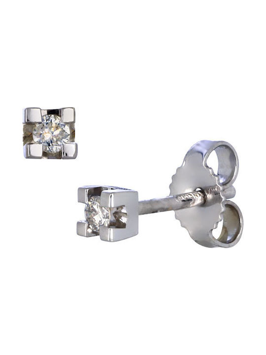 Ohrringe aus Platin mit Diamant