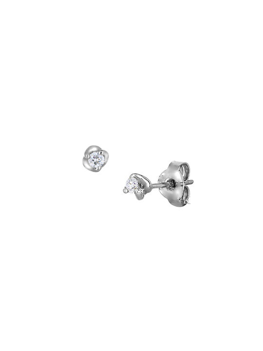 Ohrringe aus Platin mit Diamant