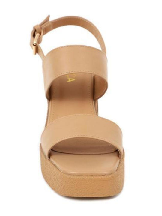 Doca Platform Women's Sandals Beige