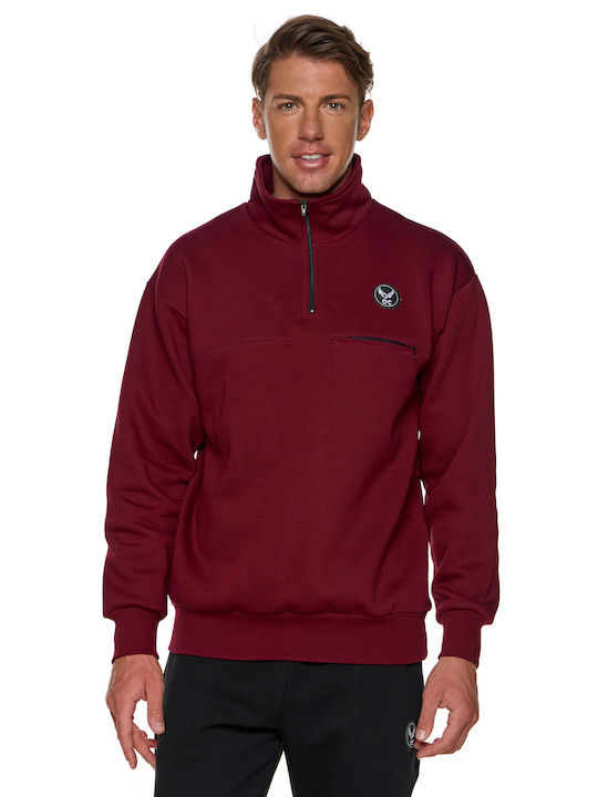 Sweatshirt Burgundisch
