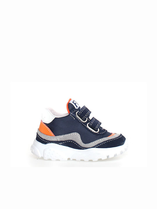 Falcotto Kinder-Sneaker Anatomisch mit Klettverschluss Blau