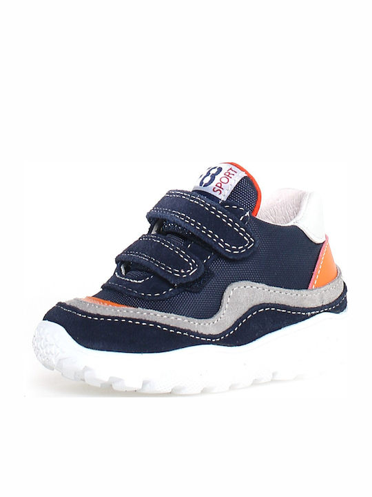 Παιδικά Sneakers Ανατομικά με Σκρατς Μπλε