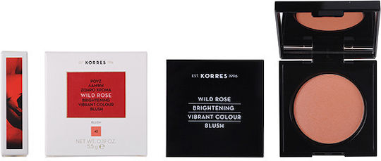 Korres Blush Wild Rose Brightening Vibrant Colour 42 Luminous Apricot 5.5gr