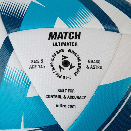 Mitre Ulltimatch One Μπάλα Ποδοσφαίρου Λευκή