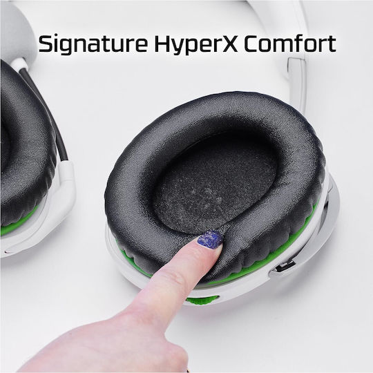 HyperX CloudX Stinger II For Xbox Over Ear Gaming Headset με σύνδεση 3.5mm Λευκό for XBOX