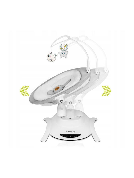 Lionelo Electric Baby Relax Bella with Music Gray for Child up to 9kg
