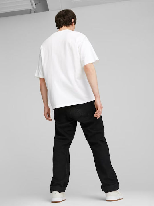 PUMA Besser Classics Kurzarm T-Shirt Weiß PUMA Besser Classics Kurzarm T-Shirt Weiß