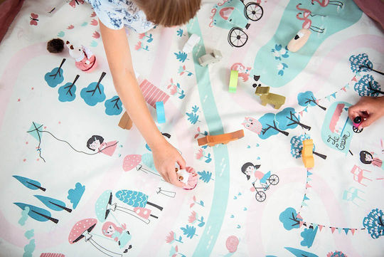 Play&go Covor Pentru Copii Roz 140x140cm