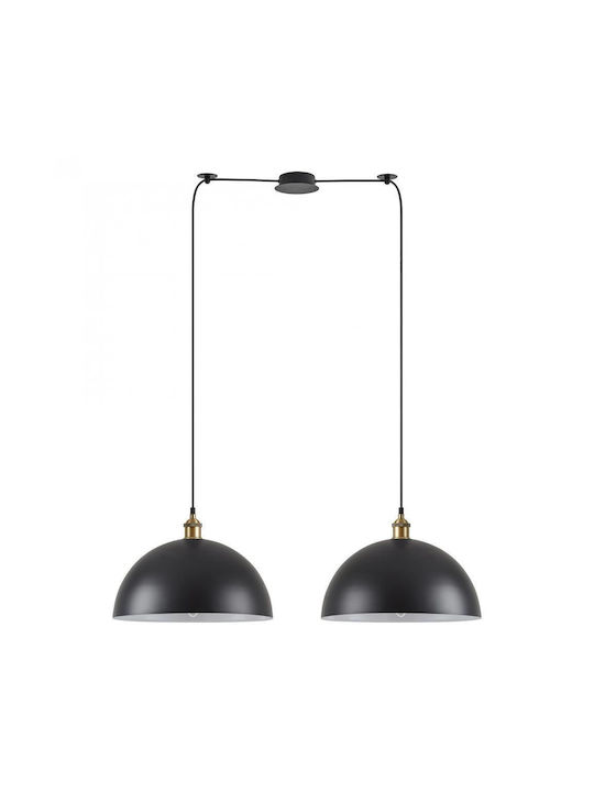 Home Lighting Pendant Light Two-Light for Socket E27 Bronze