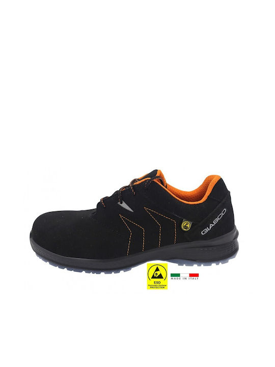 Giasco Volare Waterproof Low Safety Black S3 with Certification A, E, ESD , FO , SRC,WRU