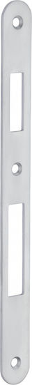 Thirard Recessed Lock with Cylinder and Center 45mm Silver Right