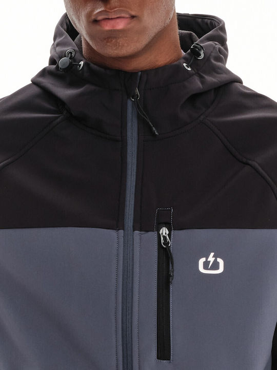 Winter Jacket Bomber Waterproof and Windproof Indigo Blue Black