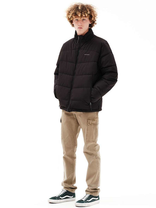 Winter Jacket Puffer Waterproof and Windproof Black