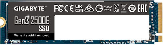 Gigabyte Gen3 2500E SSD 1TB M.2 NVMe PCI Express 3.0