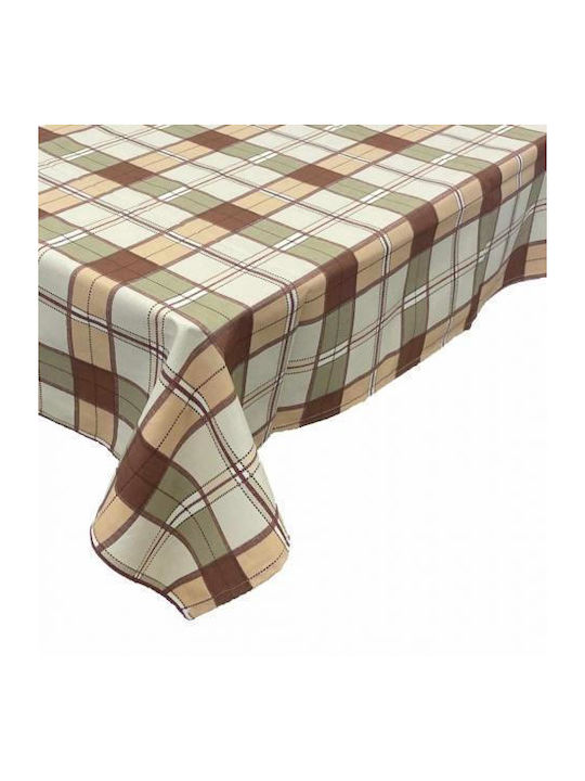 Linea Home N5451 Tablecloth Set 7pcs Beige 140x180cm