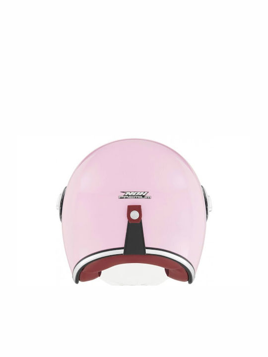 Nox Heritage Pastel Pink Motorcycle Helmet Jet ECE 22.06 1300gr