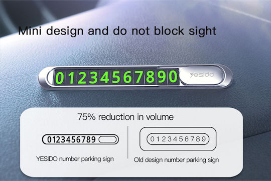 Yesido C88 Parking Number for Dashboard