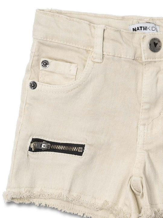 Kinder-Shorts/Bermudas Stoff Beige