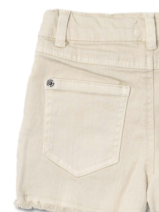 Kinder-Shorts/Bermudas Stoff Beige
