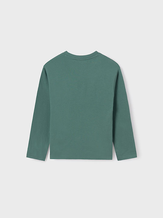 Mayoral Kids Blouse Long Sleeve Green