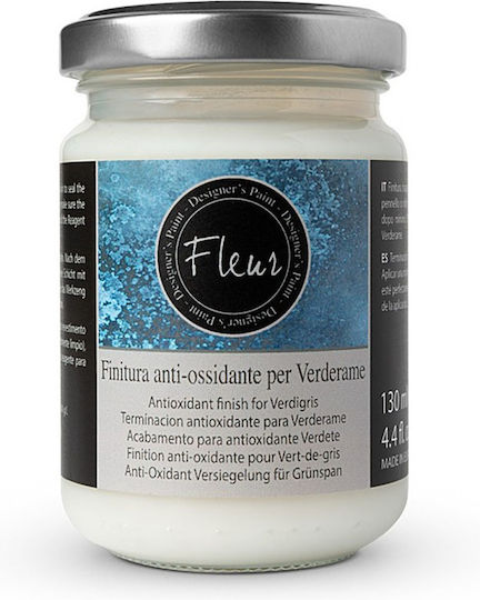 Fleur Φινίρισμα Παύσης Οξείδωσης και Προστασία Gesso Αστάρι Διάφανο Σκουριάς/Χαλκού 130ml