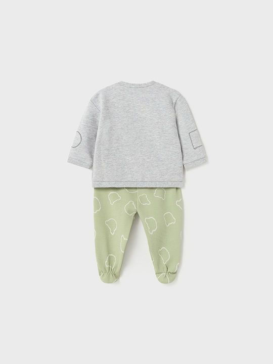 Mayoral Kids Set with Pants Winter 2pcs Green