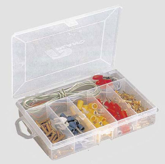 Plano 3449 Tool Compartment Organiser 6 Slot Transparent 16.5x12x3.5cm