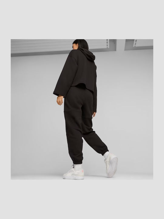 PUMA Dare Παντελόνι Φόρμας Μαύρο