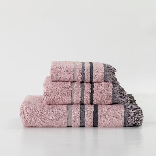 Borea Bath Towel Set 3pcs Jill Beige