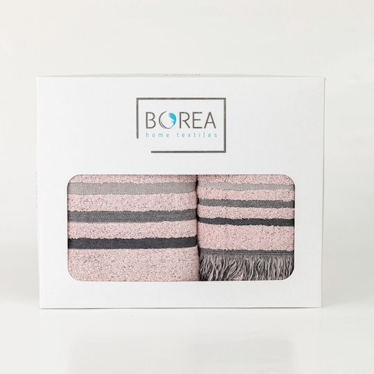 Borea Bath Towel Set 3pcs Jill Beige